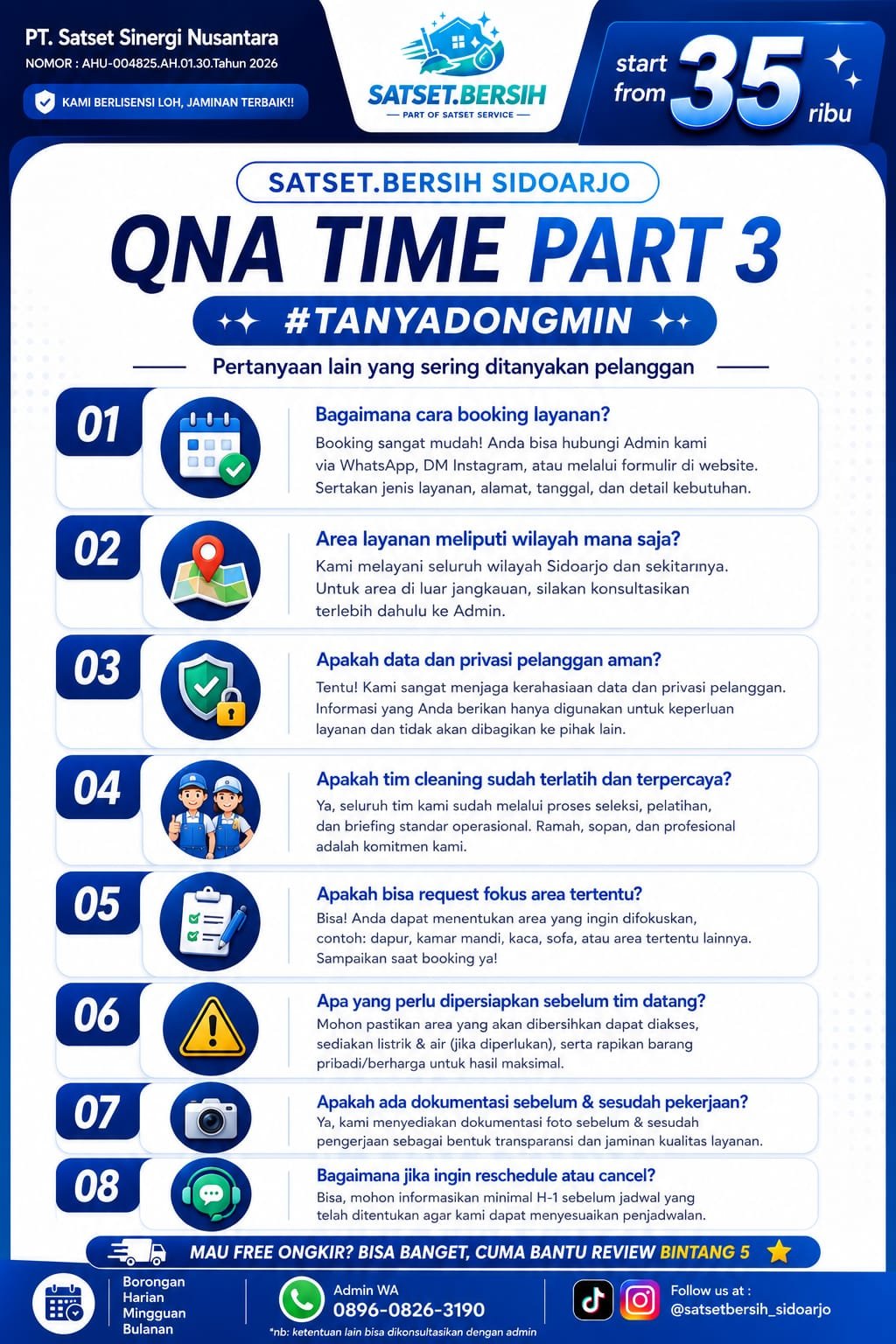 QNA Time Part 3 Satset Bersih Sidoarjo